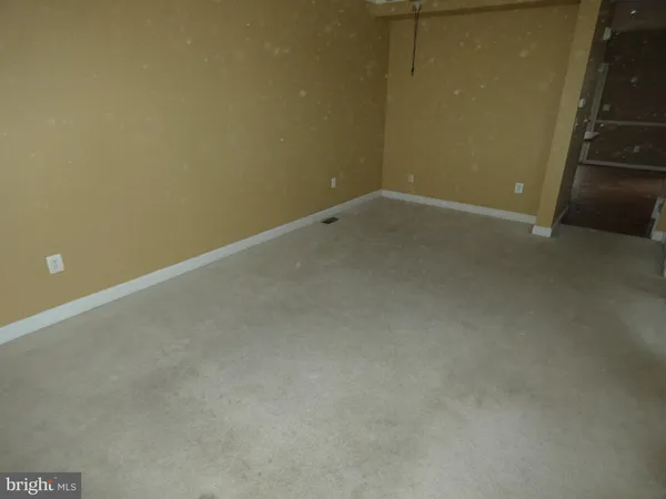 a view of a room with stairs