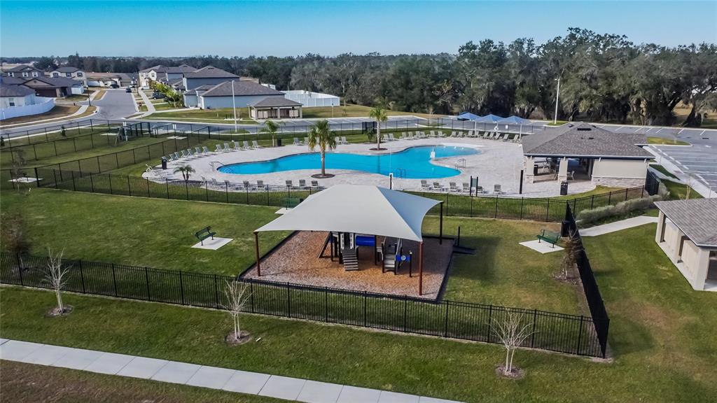 2950 Flying Blackbird Road Bartow, FL 33830 - Photo 41 of 41 an aerial view of a house with garden space and houses