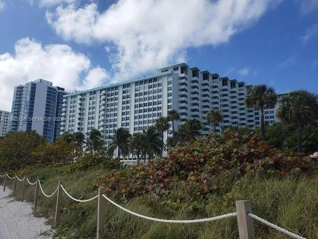 a view of an ocean and beach