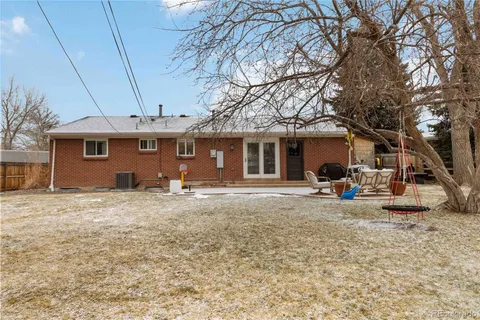 a view of a room with glass door