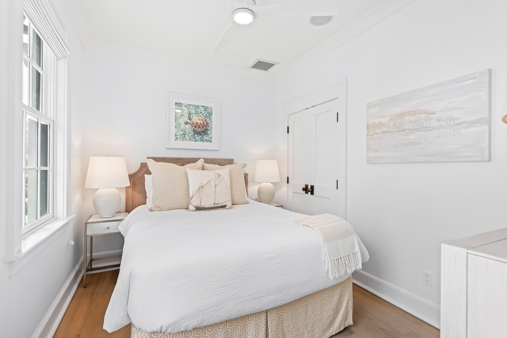 36 Seven Wells Court, Unit A4 Inlet Beach, FL 32461 - Photo 10 of 21 a bedroom with a bed and a window