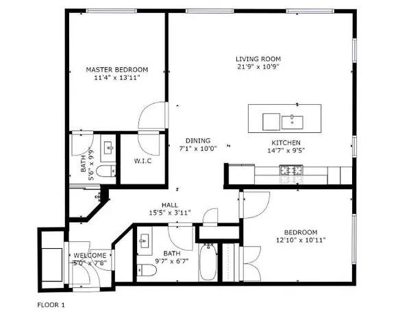 $3,700 | 119 Peter Street, Unit 509, Union City, NJ 07087