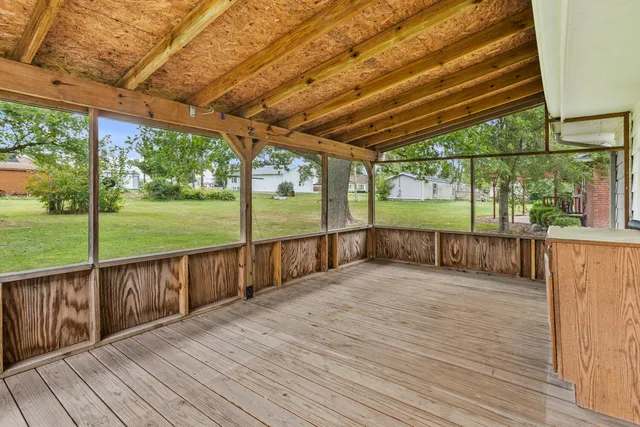a view of deck with wooden floor and outdoor space