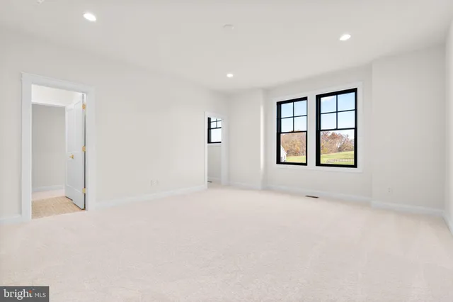 a view of an empty room