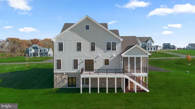 a view of a golf course with a yard