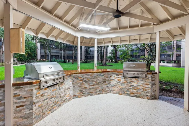 a swimming pool view with a outdoor space