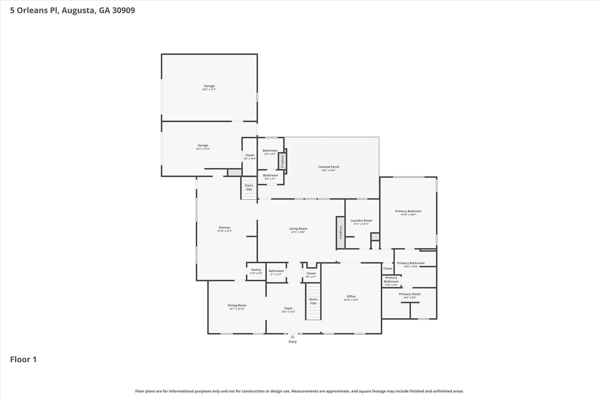 5 Orleans Place Augusta, GA 30909 - Photo 57 of 58 002-Floor-1