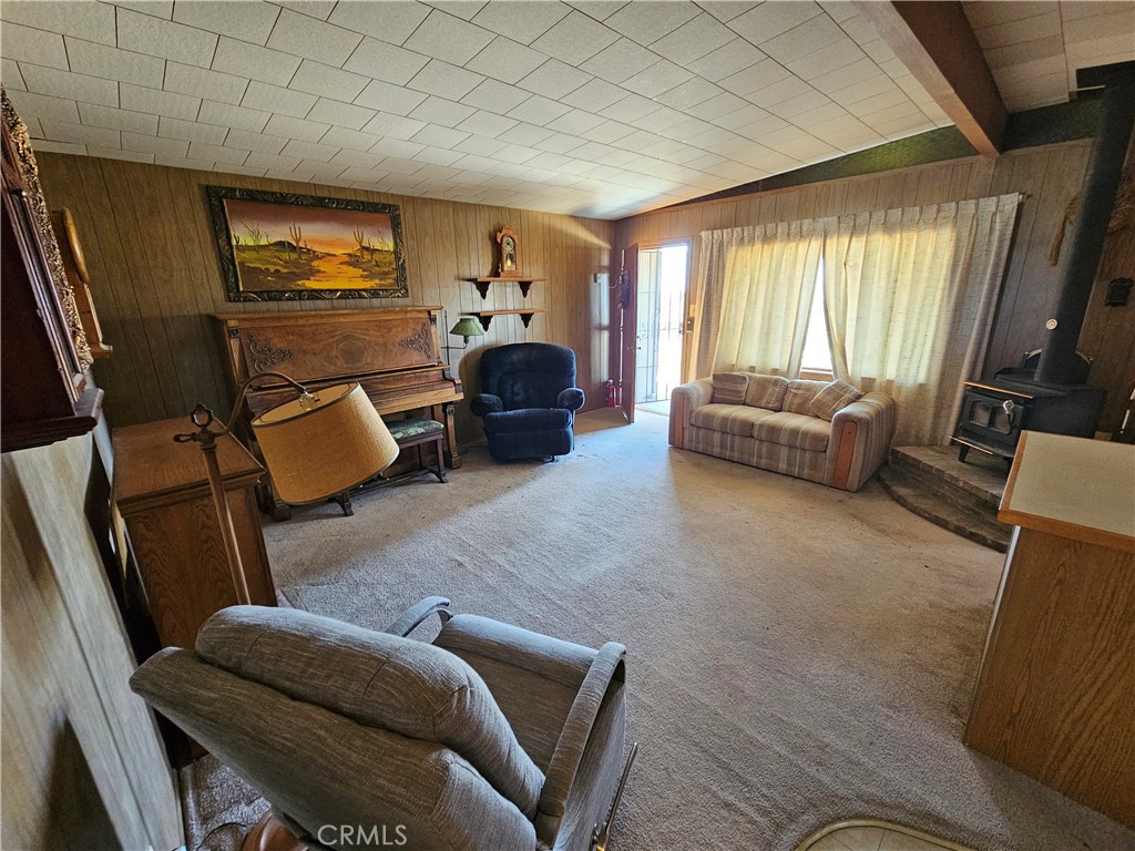5566 Oleta Road Johnson Valley, CA 92285 - Photo 11 of 48 a living room with furniture and a flat screen tv