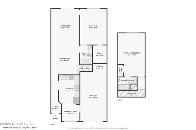 $225,000 | 1018 Grand Hickory Circle, Holly Hill, FL 32117