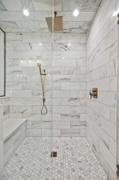 2004 West Addison Street, Unit 1E Chicago, IL 60618 - Photo 17 of 27 a bathroom with a shower