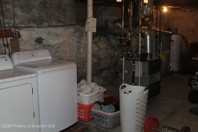 a view of water heater room