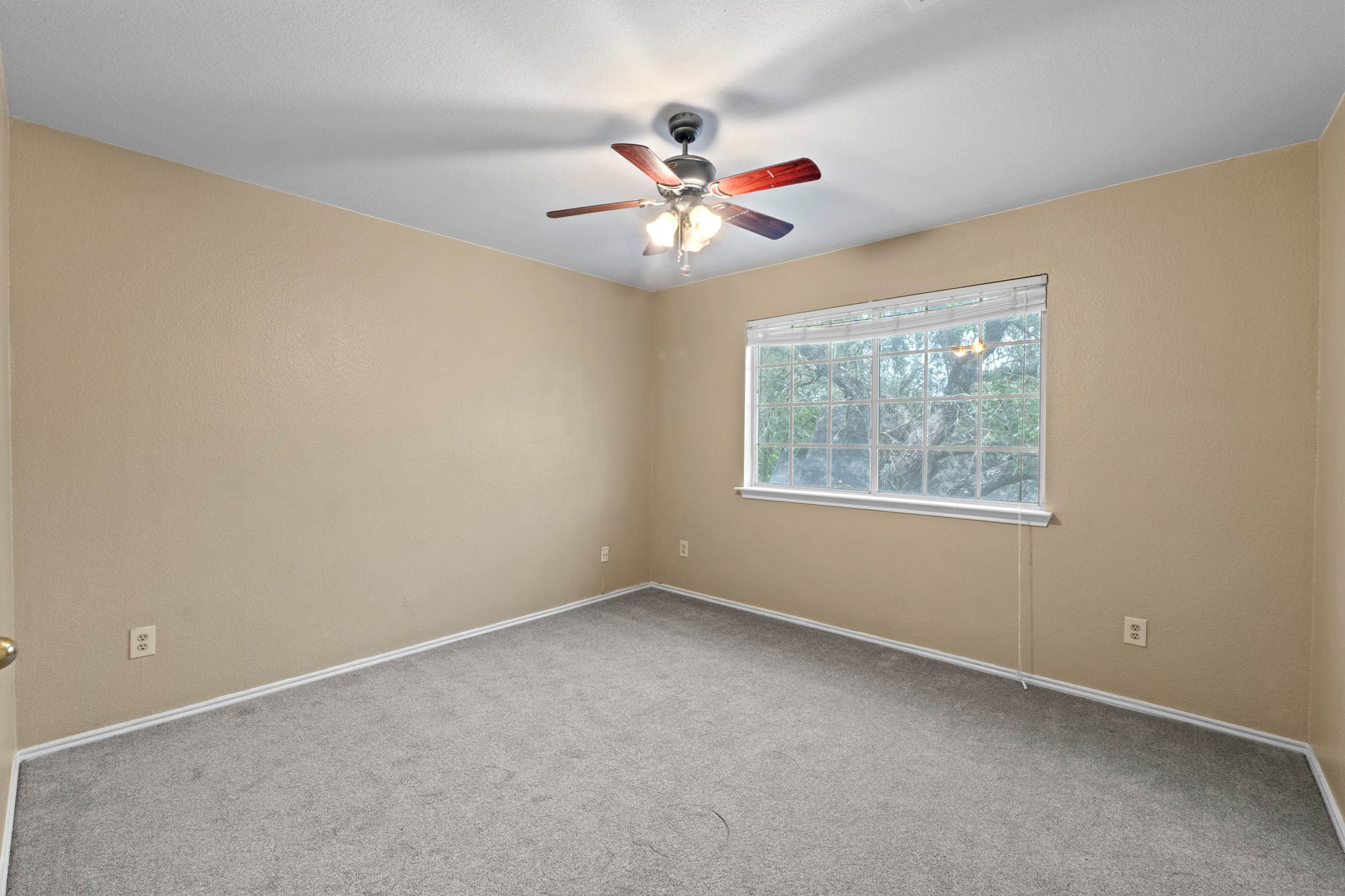 8605 Axis Drive Austin, TX 78749 - Photo 28 of 38 A well-lit bedroom features plush carpeting and a large window offering natural light.