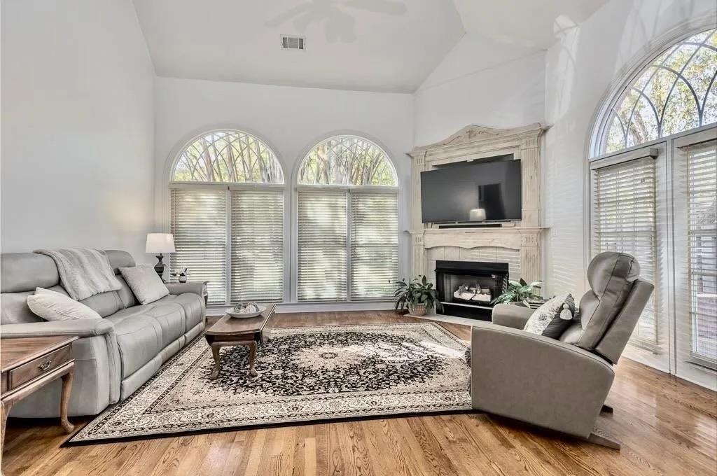 1893 Hartwell Manor West Collierville, TN 38017 - Photo 15 of 40 a living room with furniture large window and a fireplace