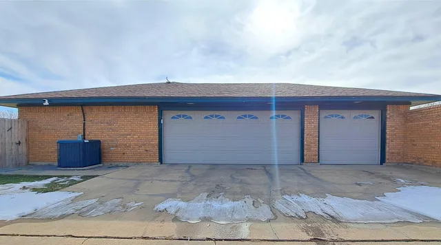 a front view of house