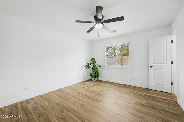 wooden floor in an empty room