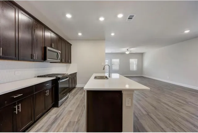 a view of a with entertaining space