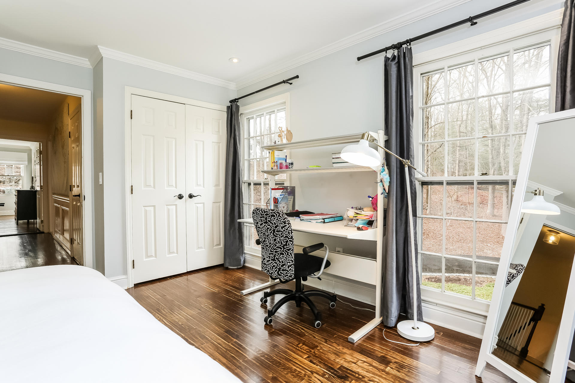 42 Valley Road New Canaan, CT 06840 - Photo 21 of 30 a view of a workspace with furniture and a window