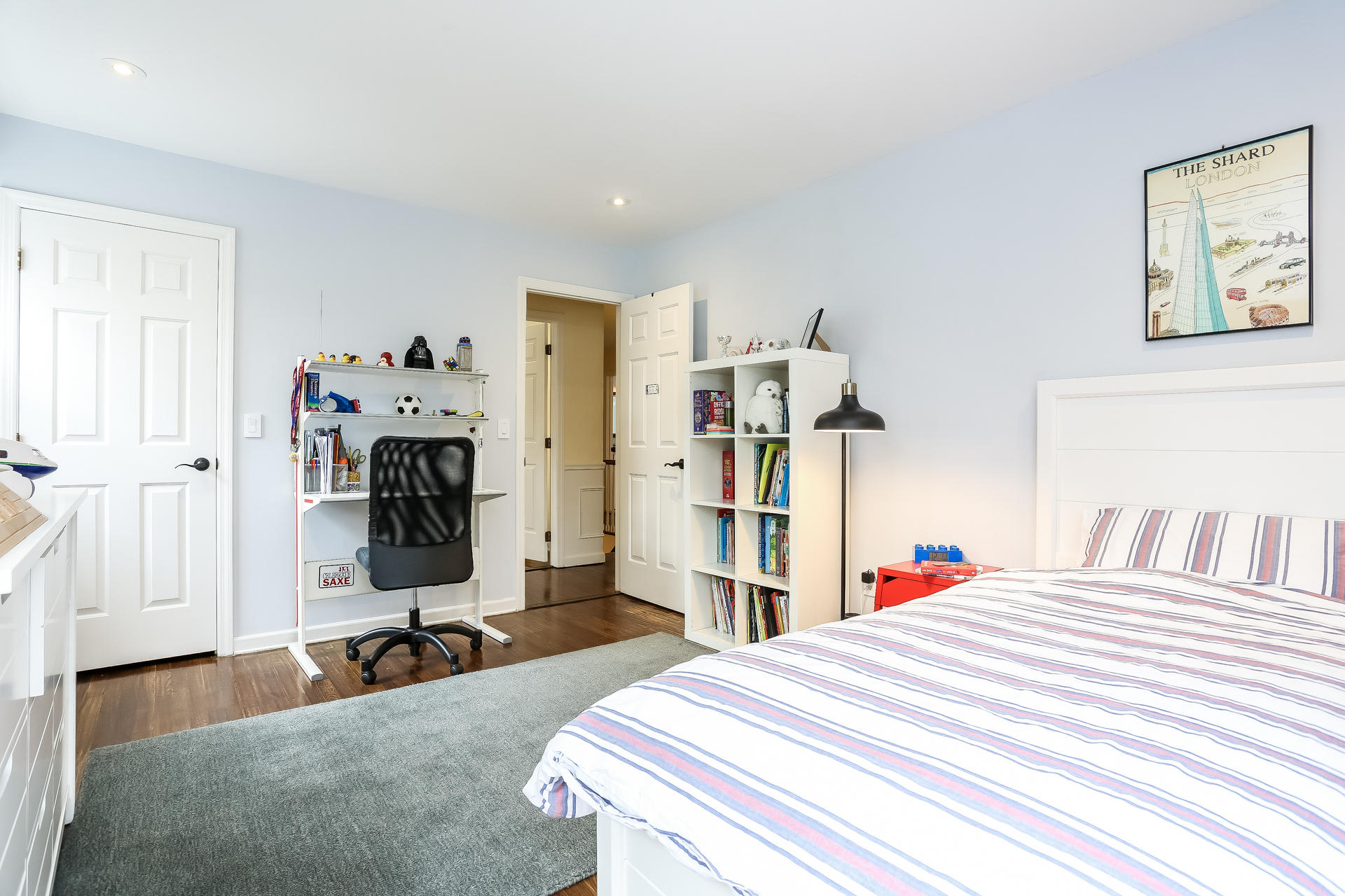 42 Valley Road New Canaan, CT 06840 - Photo 23 of 30 a bed room with a bed and a tv