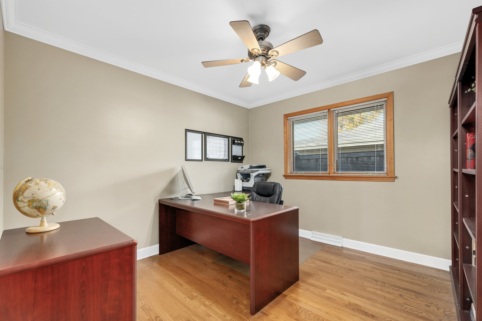 5305 Howard Avenue Western Springs, IL 60558 - Photo 21 of 35 a view of workspace with wooden floor