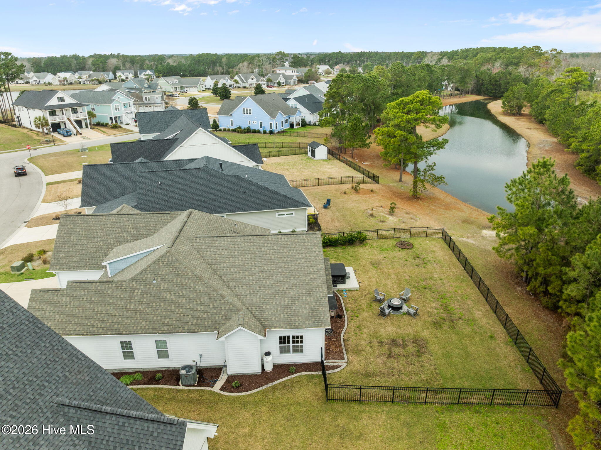 307 Lightning Bug Lane Holly Ridge, NC 28445 - Photo 52 of 69 307 Lightning Bug Aerial