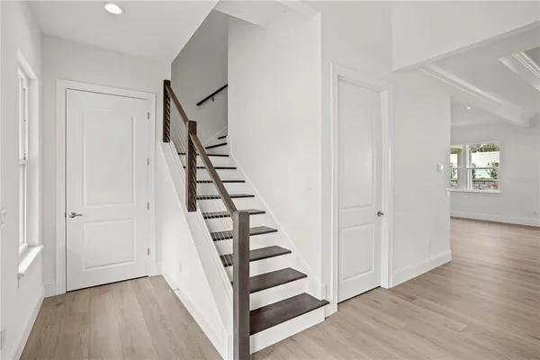 wooden floor in an empty room