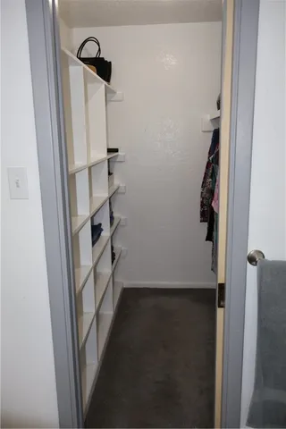 a view of walk in closet