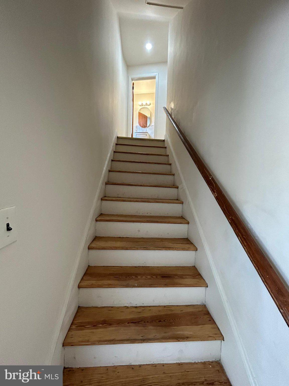 Inviting ascent to cozy living spaces.