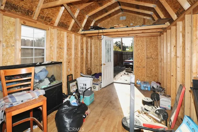 a view of a living room and a window