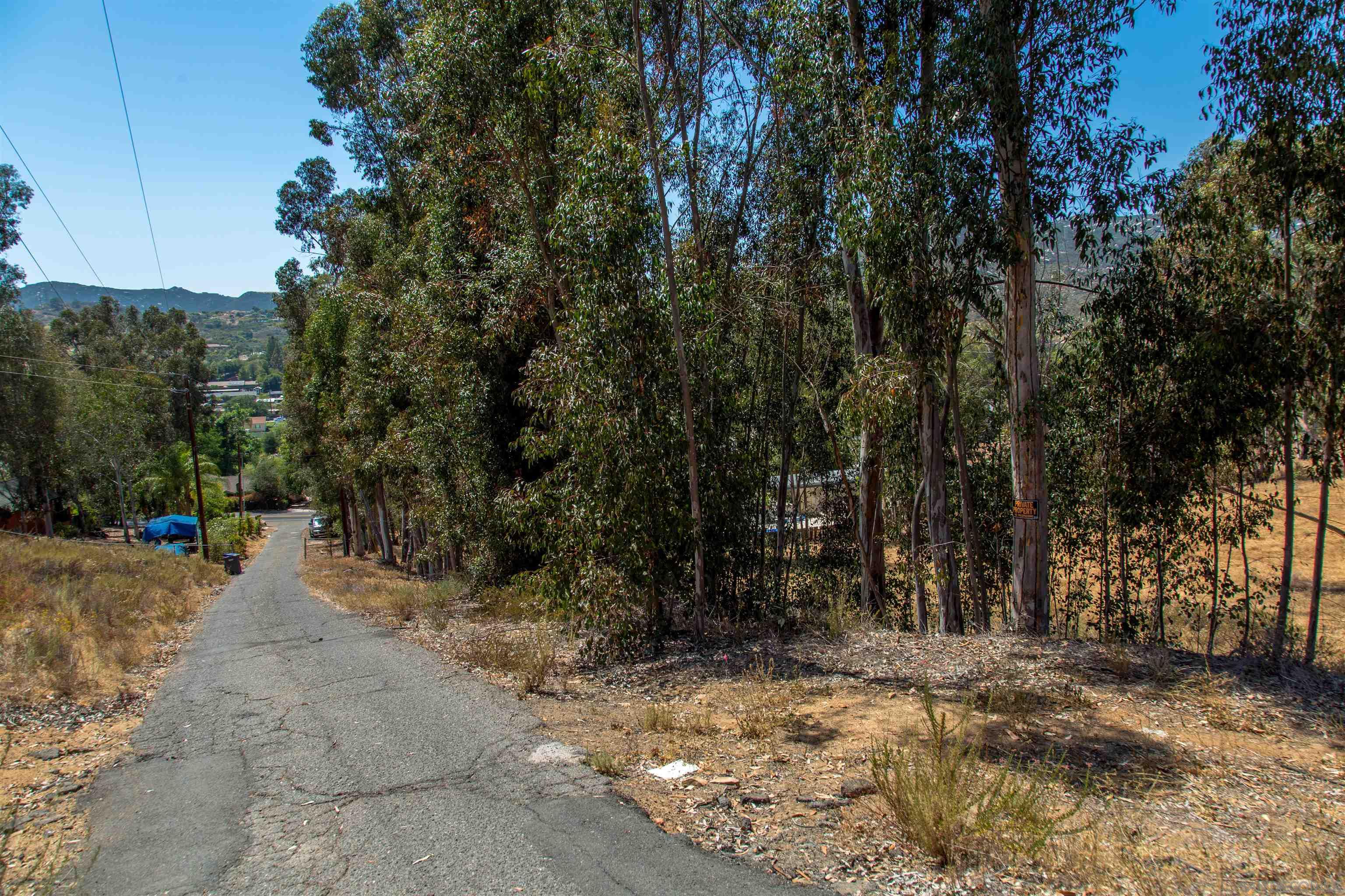0 Ryan Way Escondido, CA 92026 - Photo 4 of 16 a view of a road with trees in the background