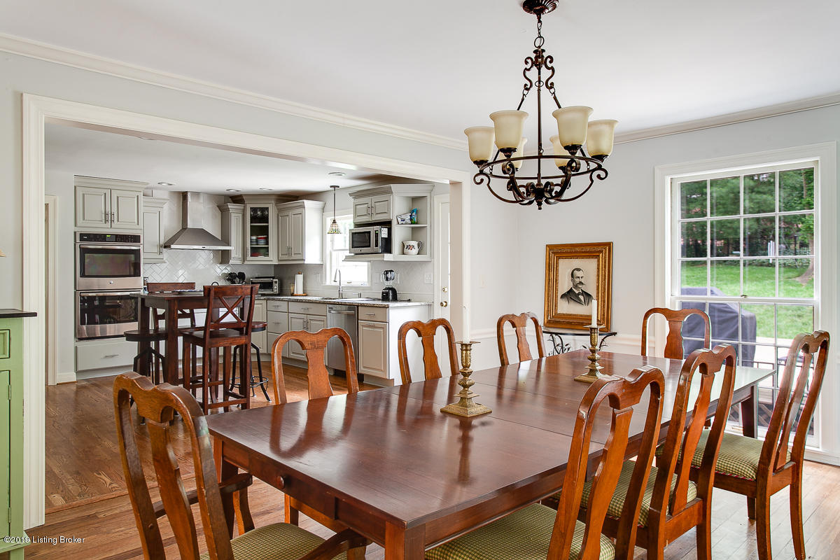 2301 Gray Fox Road Louisville, KY 40205 - Photo 12 of 55 Beautiful Formal Dining Room opens to Large Remodeled Kitchen