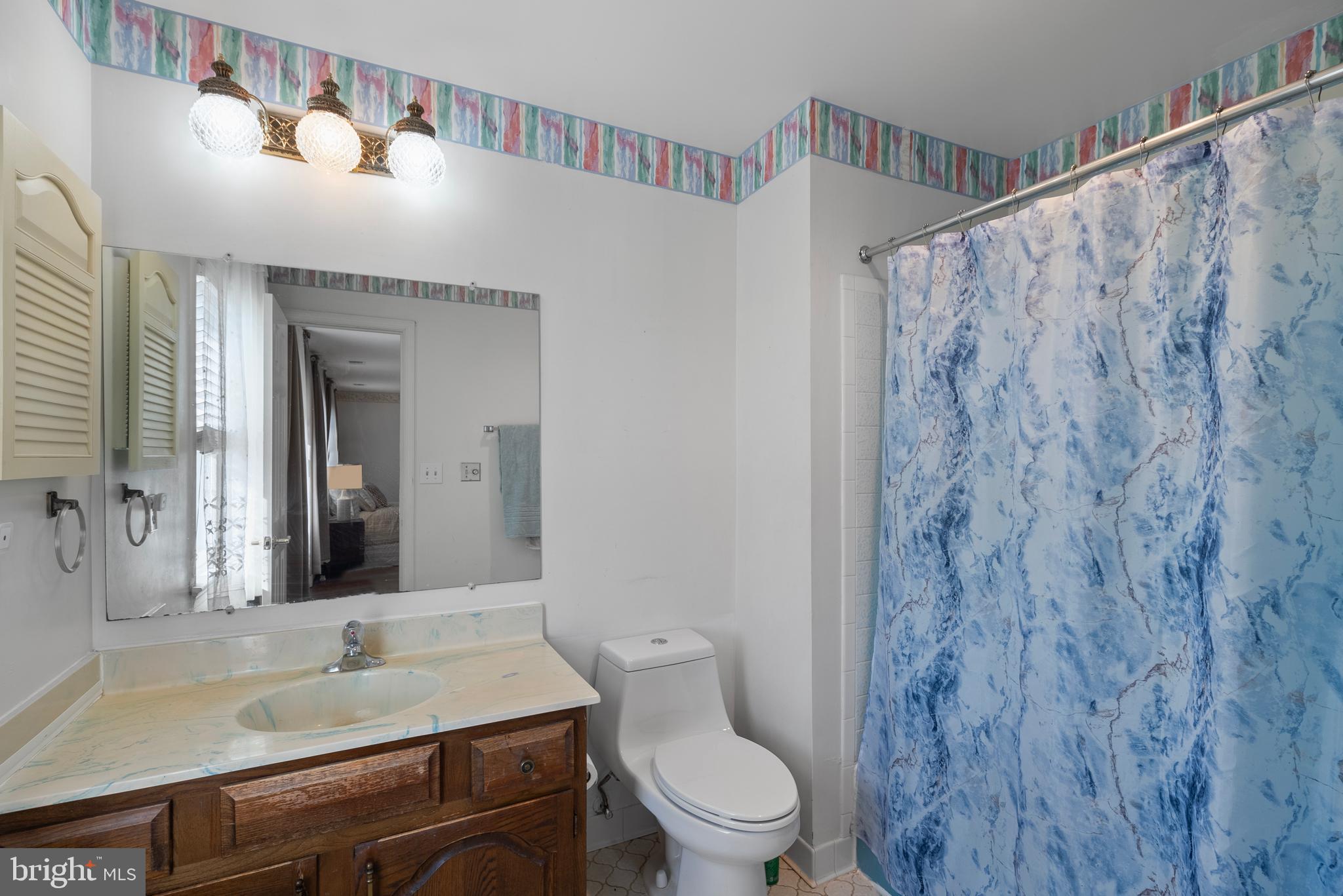 6726 Blanche Drive Lorton, VA 22079 - Photo 39 of 66 a bathroom with a sink and a mirror