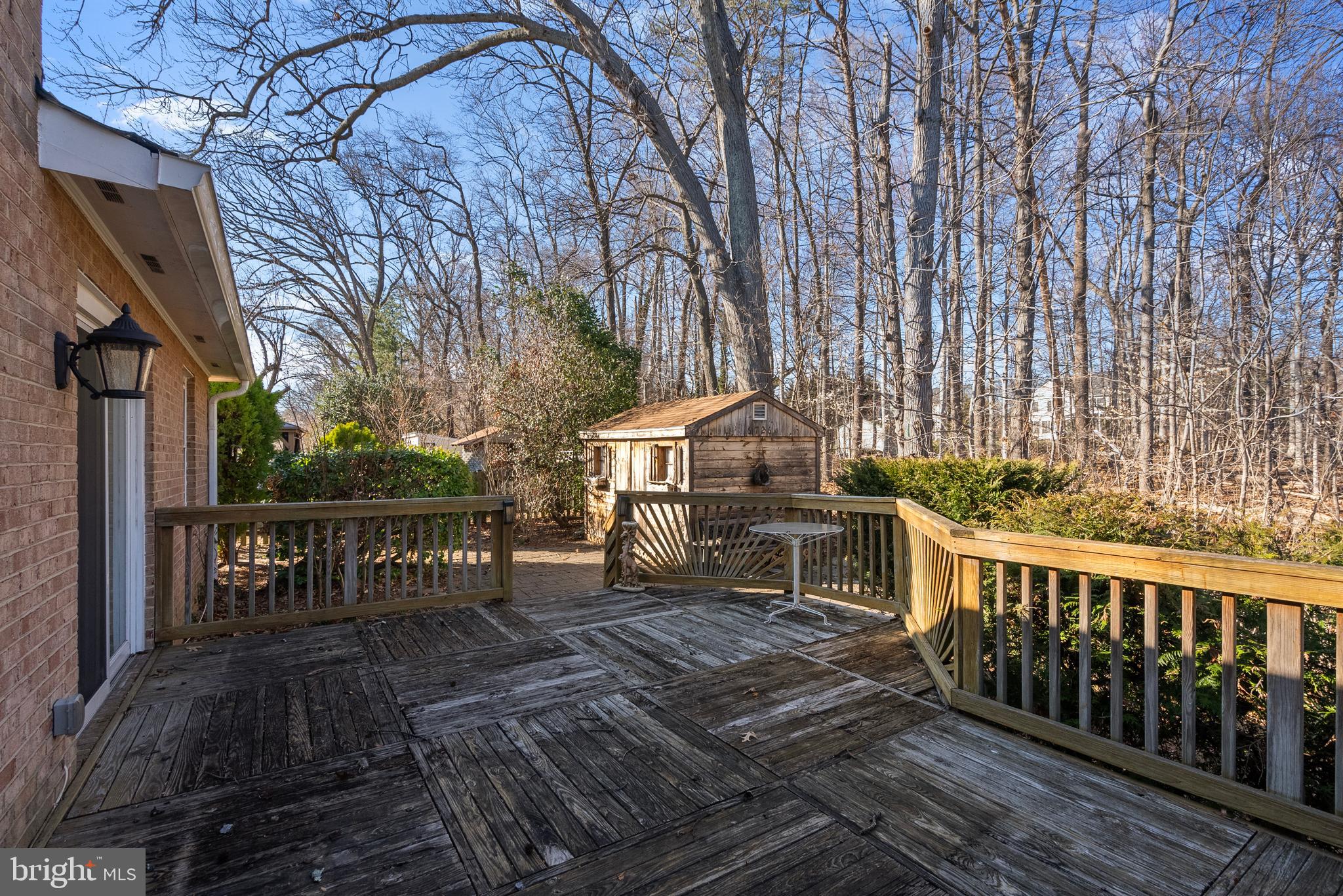 6726 Blanche Drive Lorton, VA 22079 - Photo 59 of 66 a view of a house with backyard and wooden fence