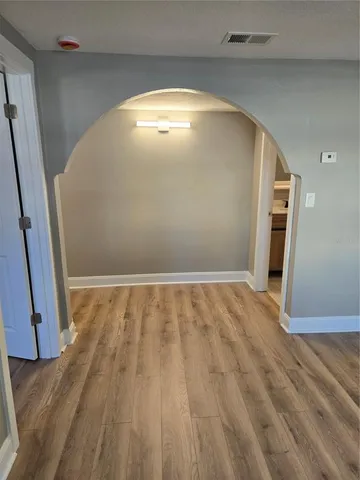 a view of an empty room