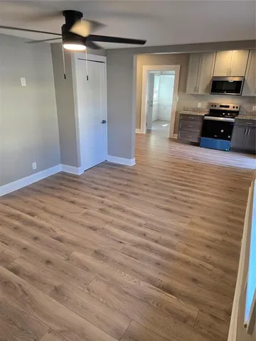 a view of a livingroom with a furniture