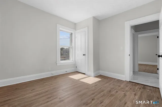 wooden floor in an empty room