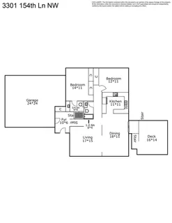 $475,000 | 3301 154th Lane Northwest, Andover, MN 55304