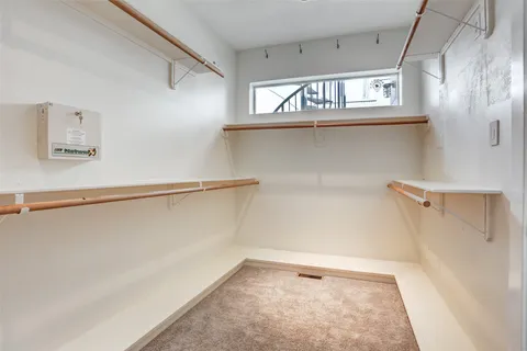 a view of a window in an empty room