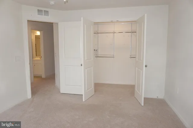 a view of closet area
