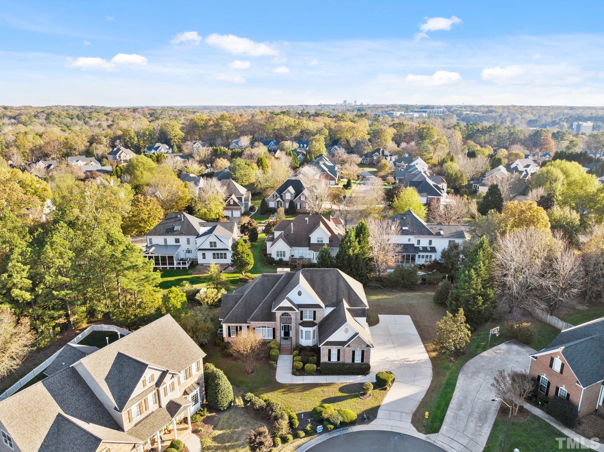 4800 Patton Ridge Court Raleigh, NC 27612 - Photo 14 of 61 an aerial view of a house with a ocean view