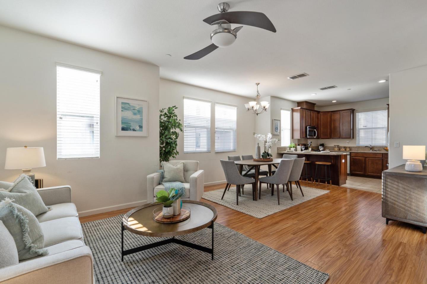 650 Macabee Way Hayward, CA 94541 - Photo 11 of 73 a living room with furniture kitchen view and a large window