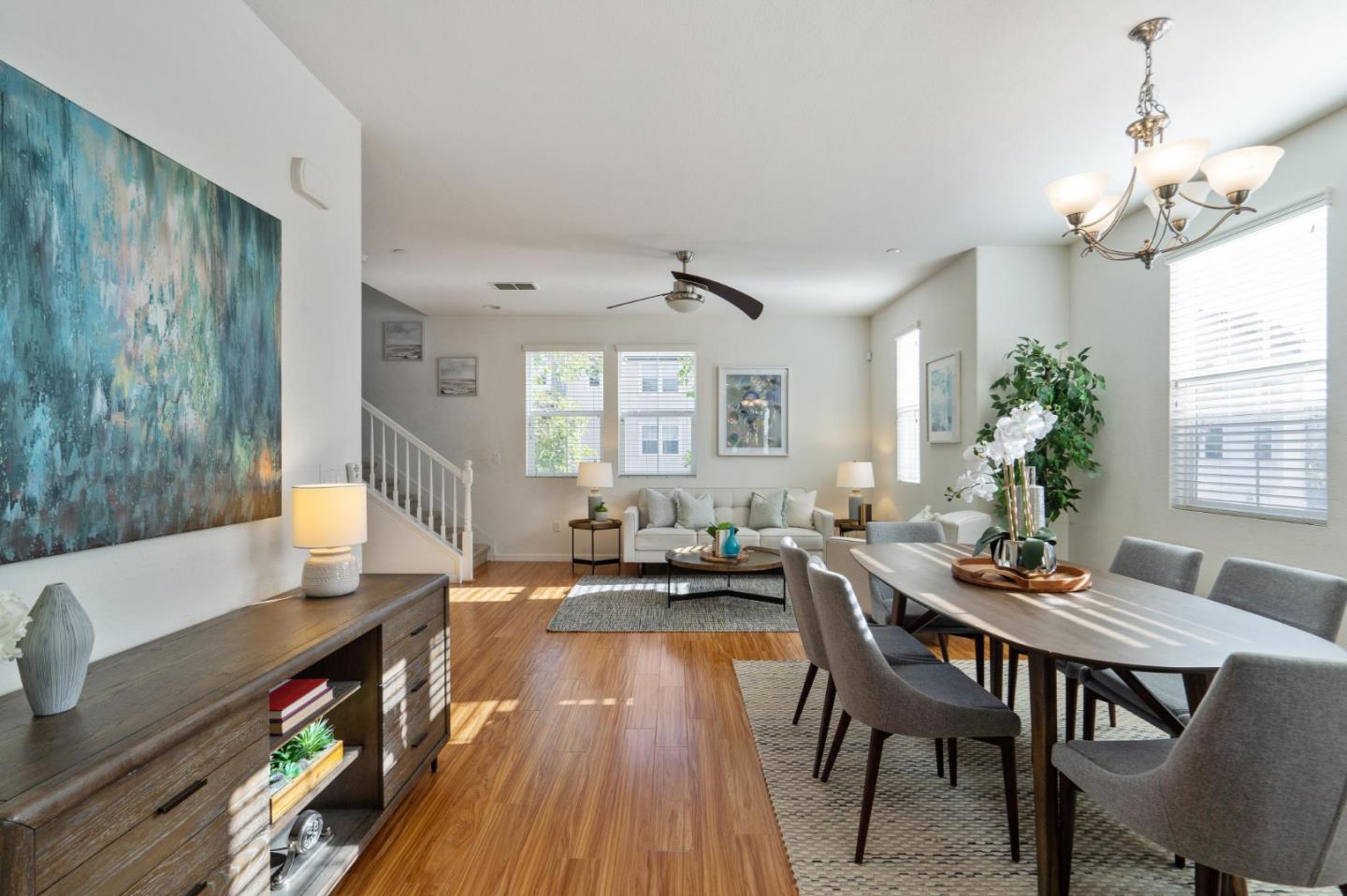 650 Macabee Way Hayward, CA 94541 - Photo 22 of 73 a living room with furniture and a wooden floor