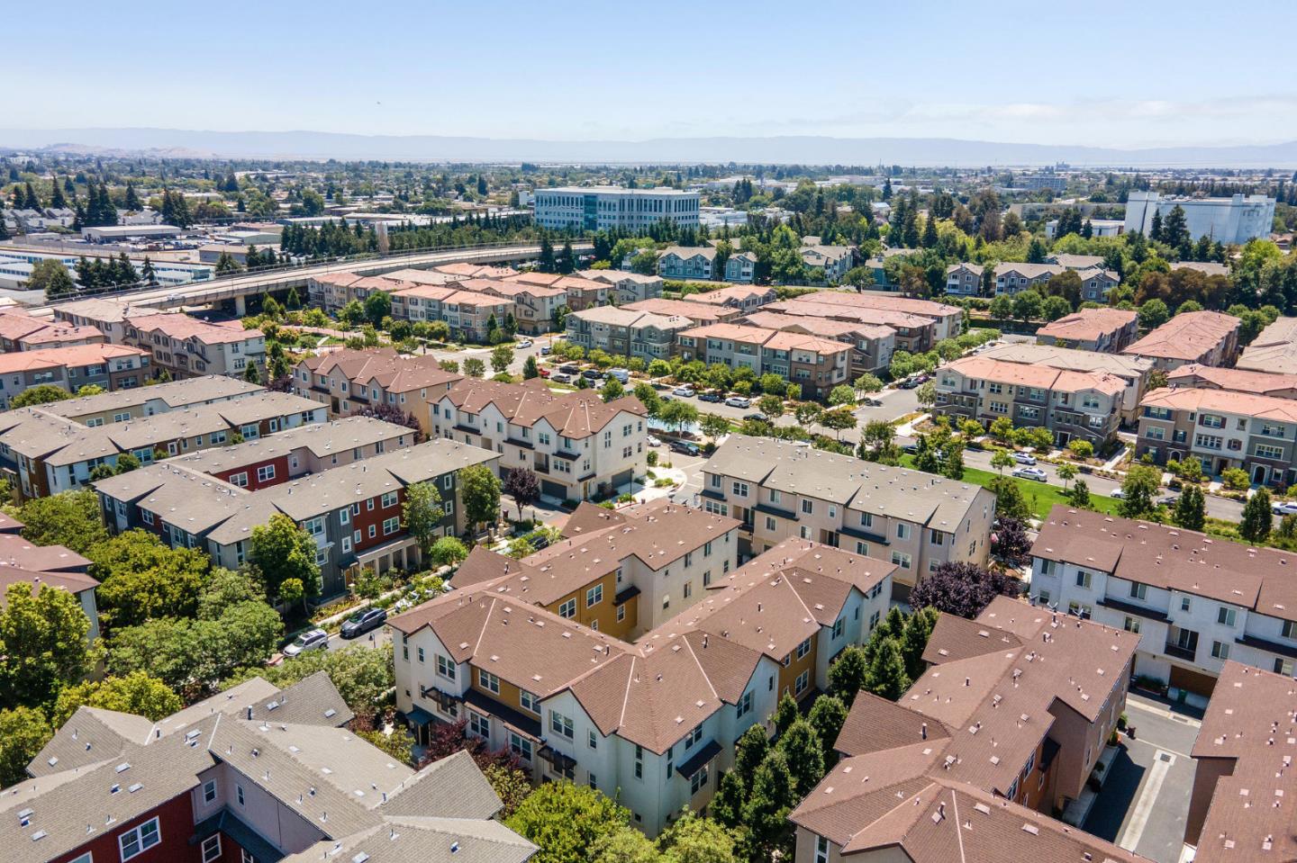 650 Macabee Way Hayward, CA 94541 - Photo 64 of 73 an aerial view of a city with lots of residential buildings