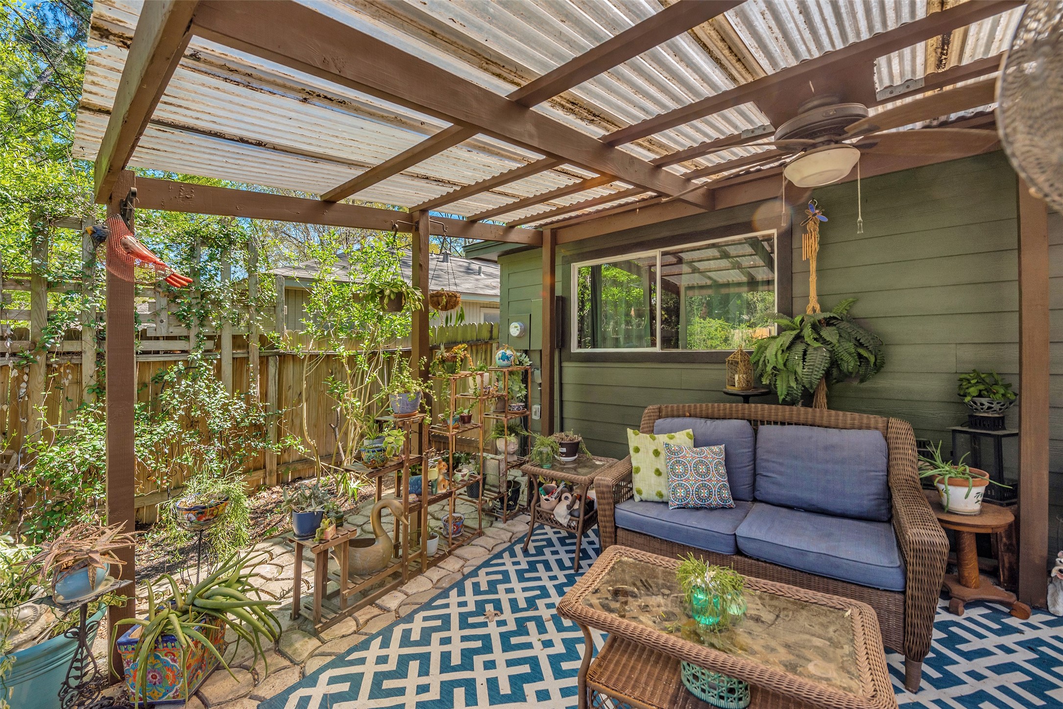 116 West White Willow Circle Spring, TX 77381 - Photo 2 of 35 Perfect spot for morning coffee or evening unwind - backyard feels like a quiet retreat