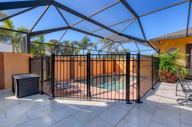 a backyard of a house