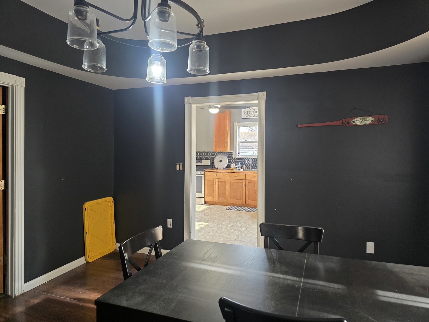212 North Hunt Street Melvin, IL 60952 - Photo 12 of 43 a view of hallway with chair and wooden floor