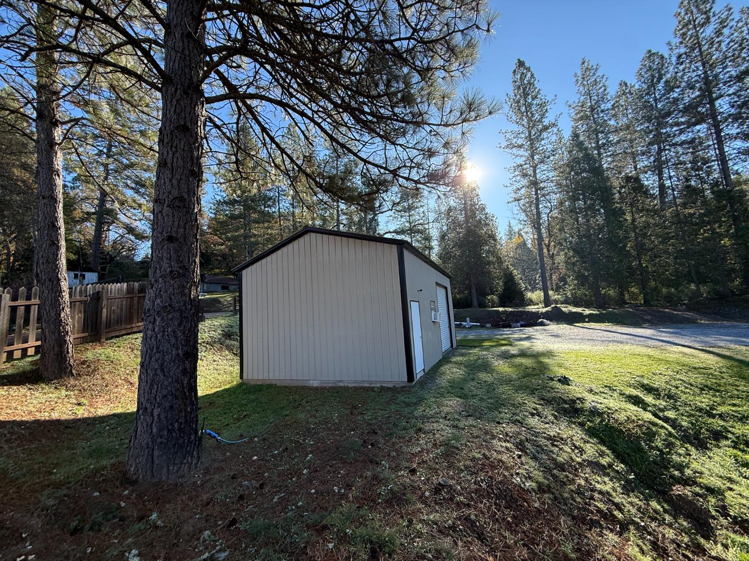 4876 Black Oak Mine Road Garden Valley, CA 95633 - Photo 15 of 31 a view of backyard with large tree