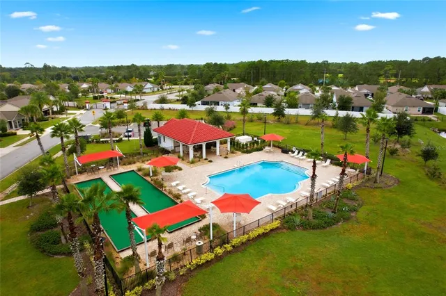 a view of swimming pool and lake view