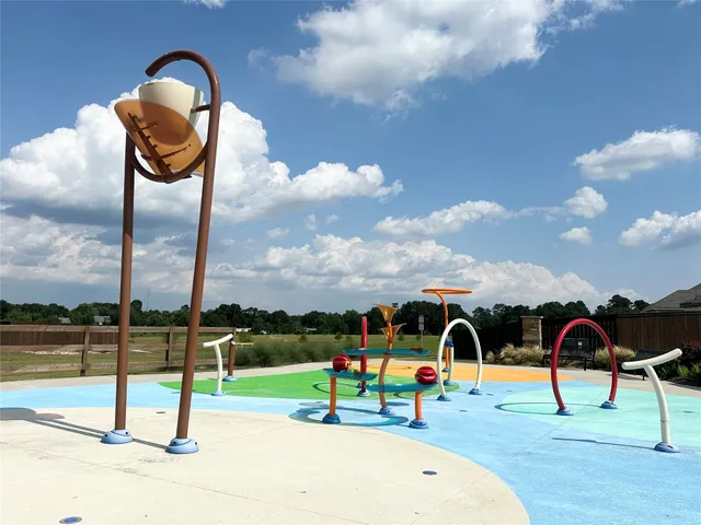 a view of outdoor space with seating