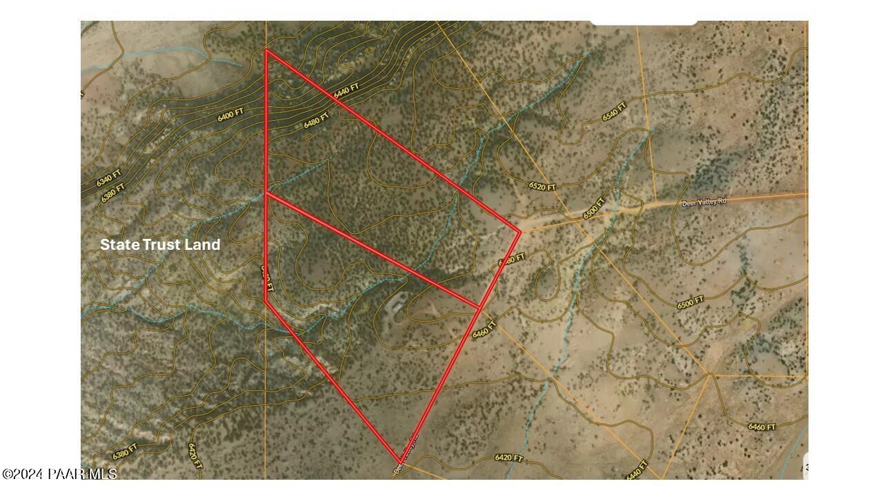 6379 County Road St. Johns, AZ 85936 - Photo 4 of 29 Contour Lines and waterways