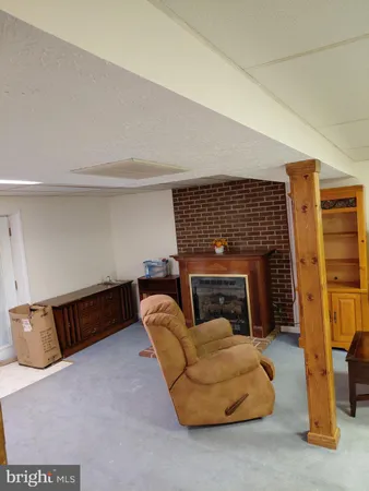 a view of hallway with closet